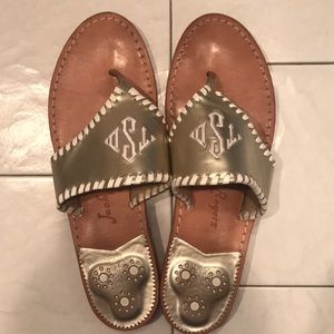 Jack Rogers Monogrammed TSD Size 10